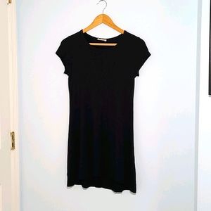 Black Tshirt Dress- Small
